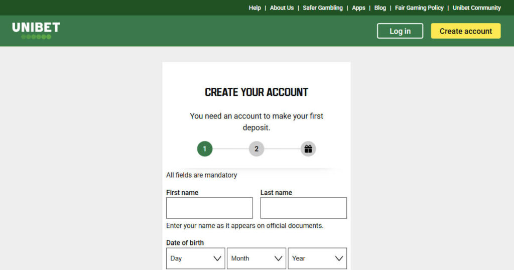 No KYC casino - Unibet